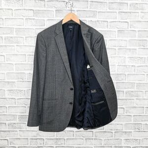 J.Crew Ludlow Suit Jacket Grey Double vent tollegno 1900 Italian Worsted wool 38